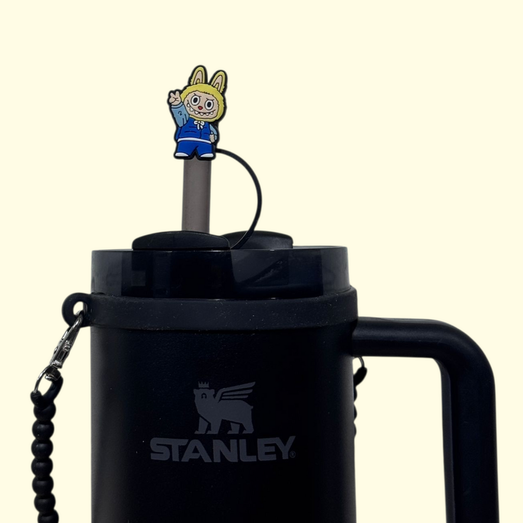 Labubu Peace Straw Topper