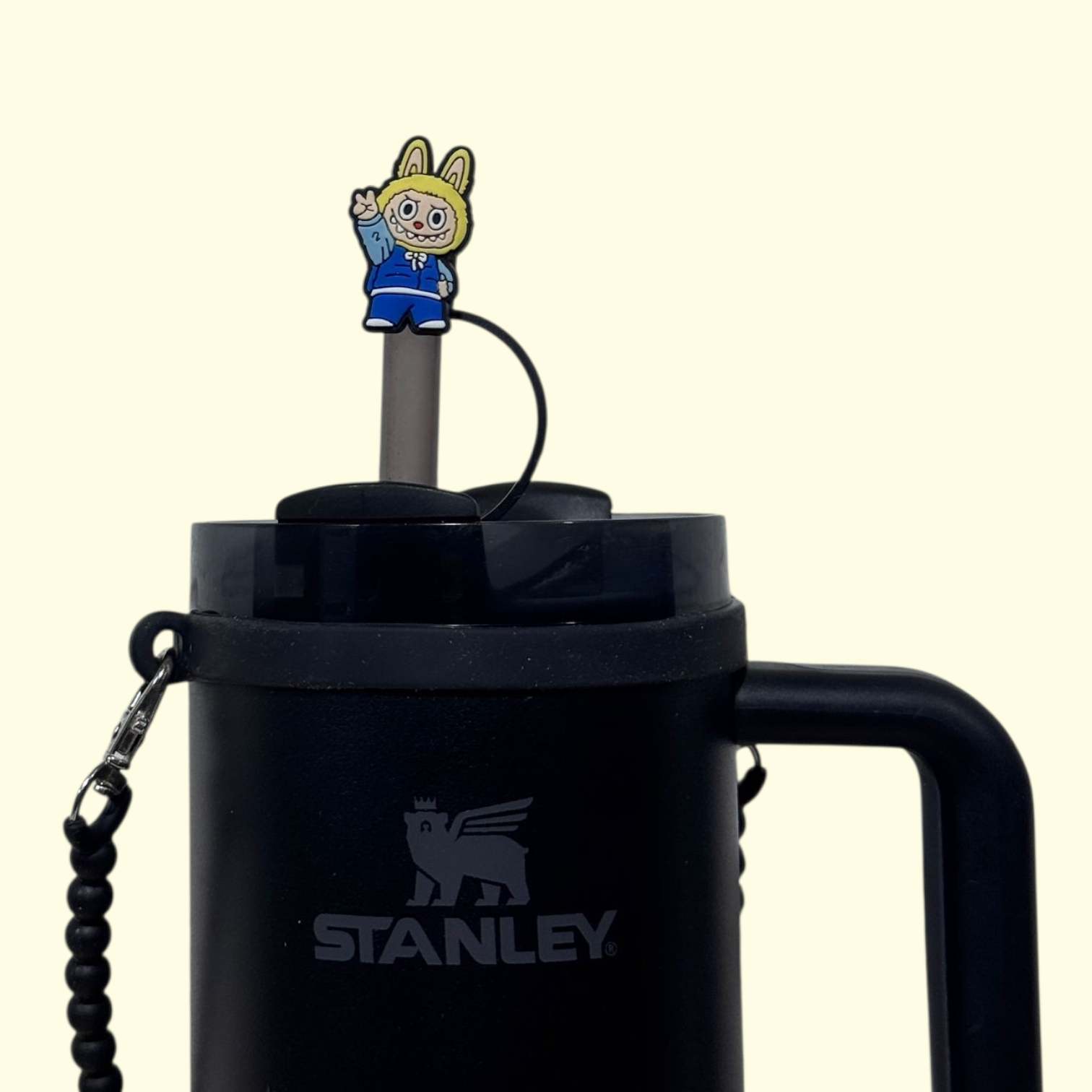 Labubu Peace Straw Topper