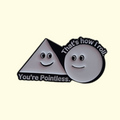 Quote Pointless Pin Badge