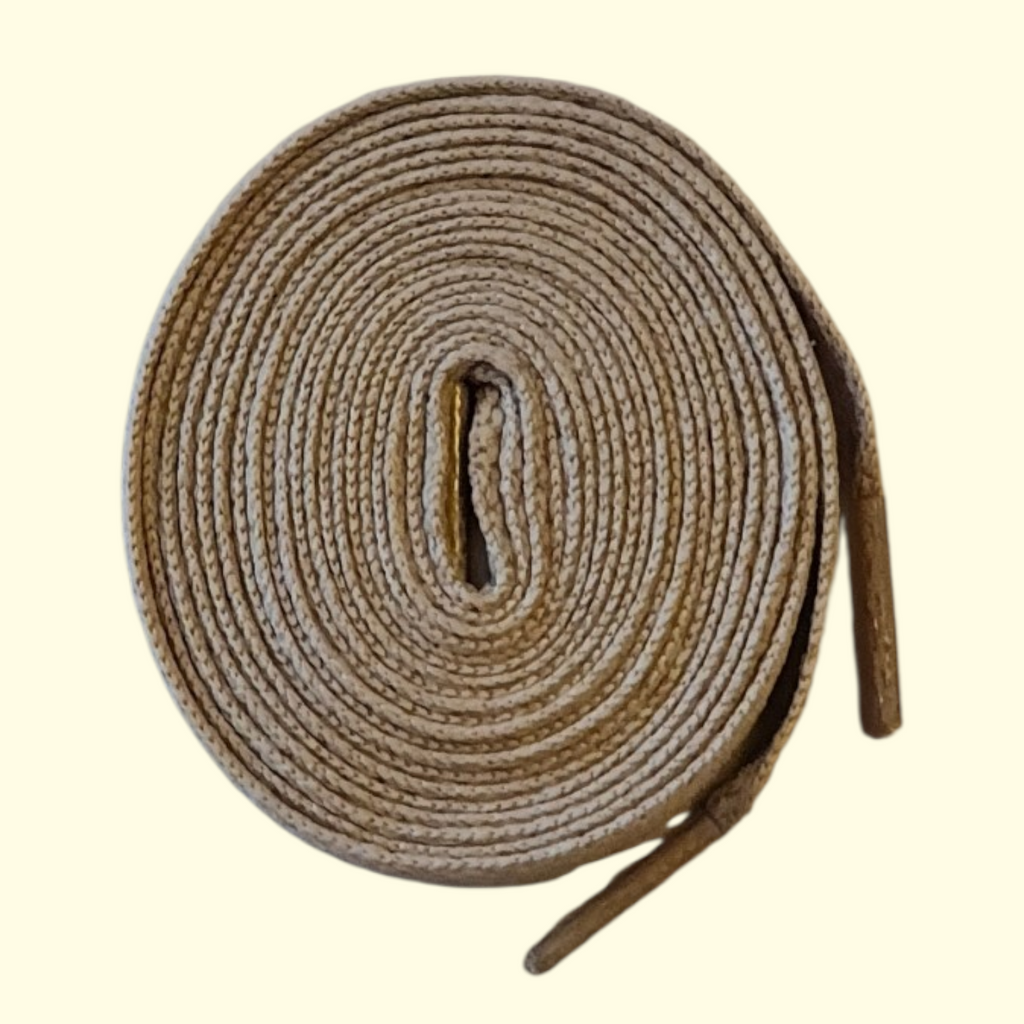 Flat Shoelaces 120cm Beige