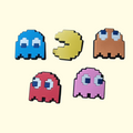 Pacman Crocs Charms x5
