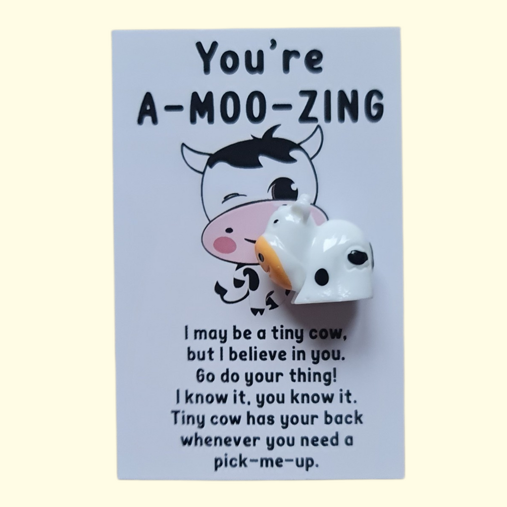 You're A-Moo-Zing Cow Pocket Hug