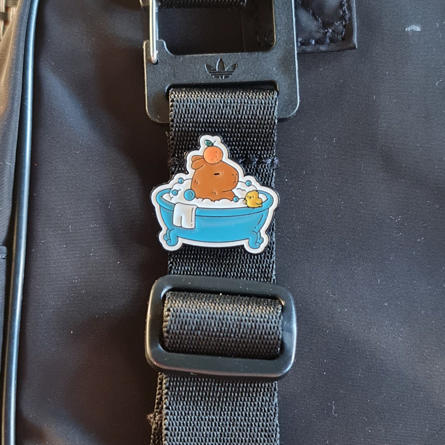 Capybara Bath Pin Badge