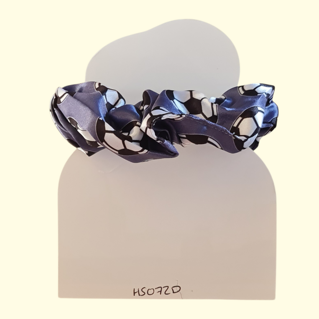 Football Grey Hair Scrunchie