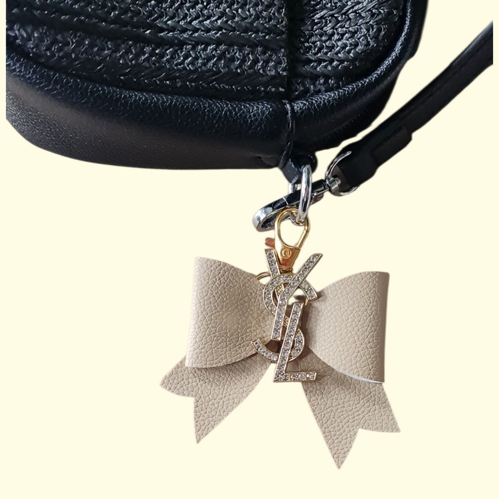 Beige Gold LV Bag Charm