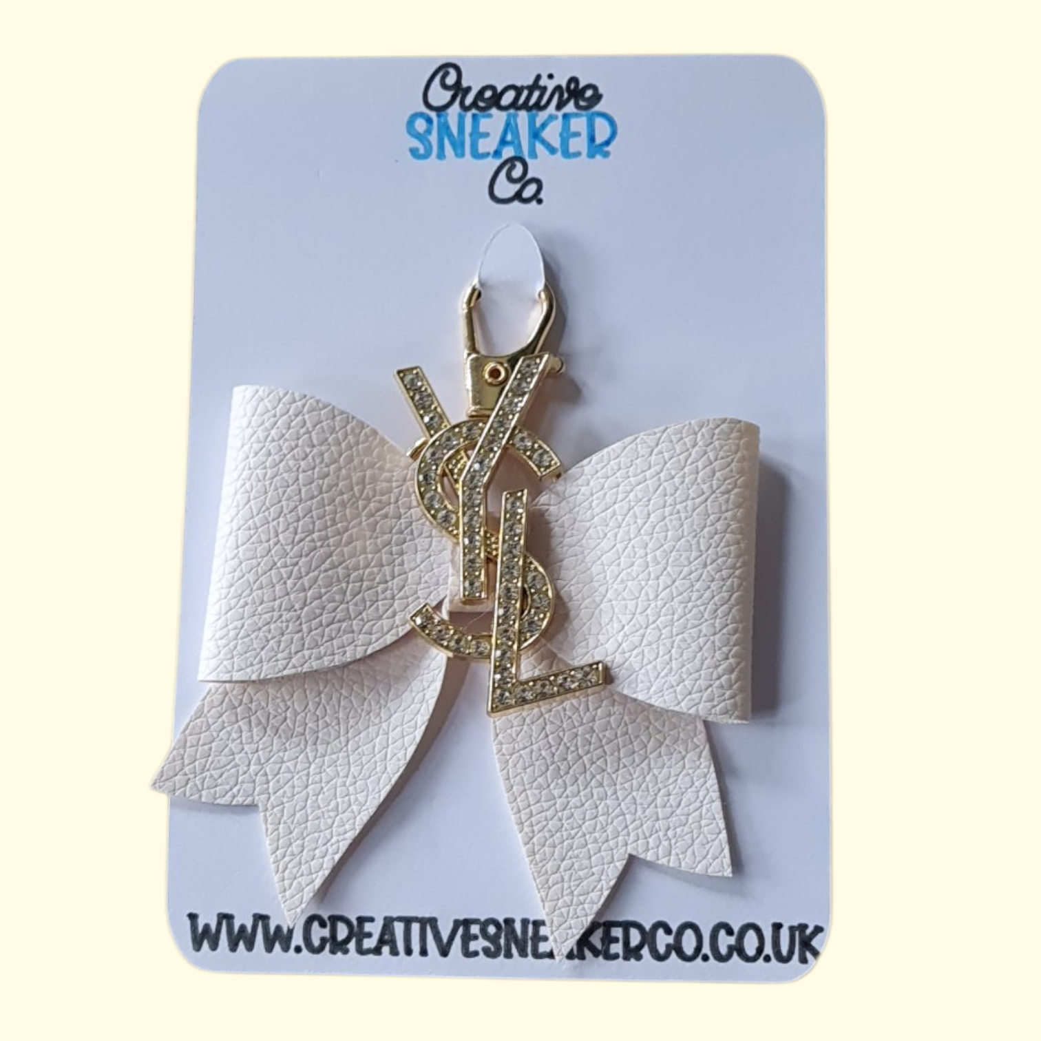 Ivory Gold YSL Bag Charm