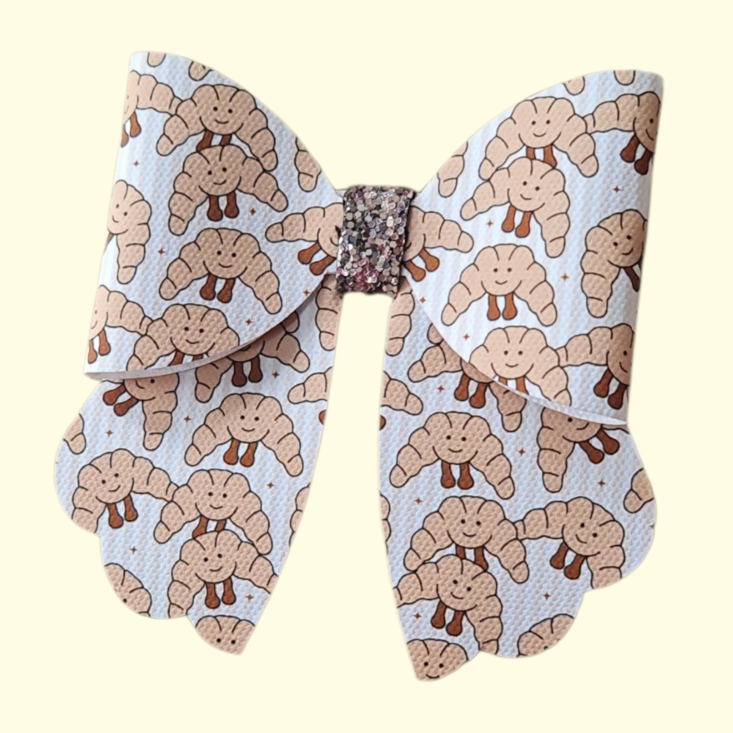 Jelly Cat Croissant Plushie Sailor Hair Bow