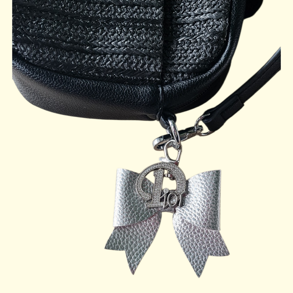 Silver Silver Dior Bag Charm