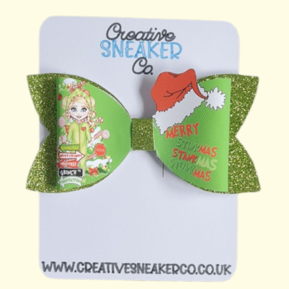 The Grinch Blonde Standard Hair Bow