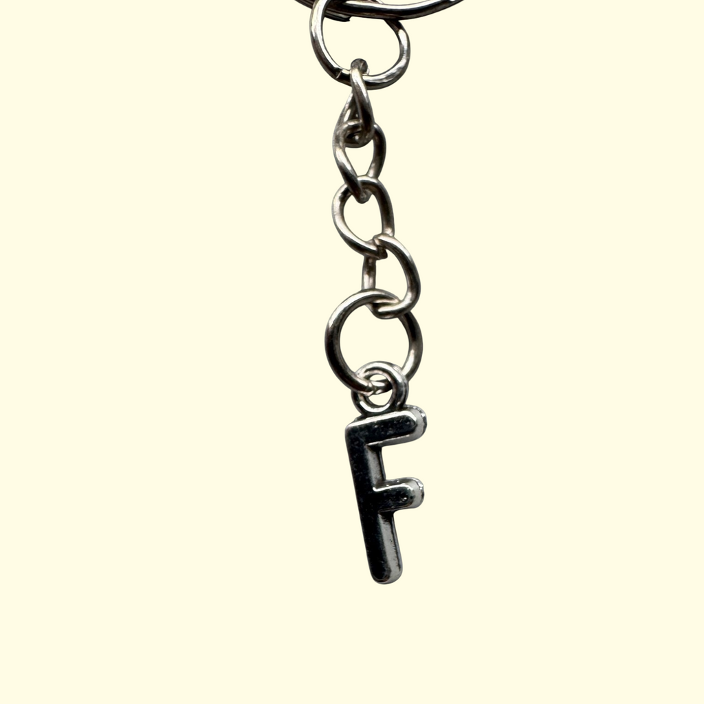 Letter F Keyring
