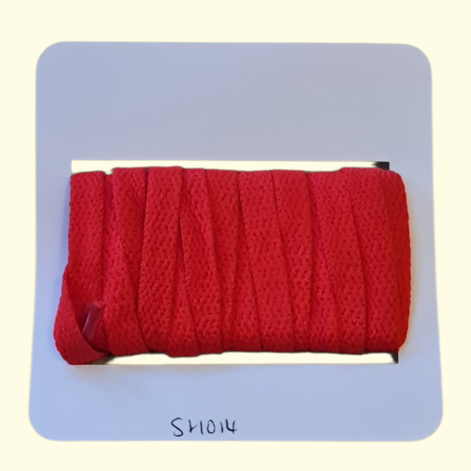 Flat Shoelaces 120cm Red