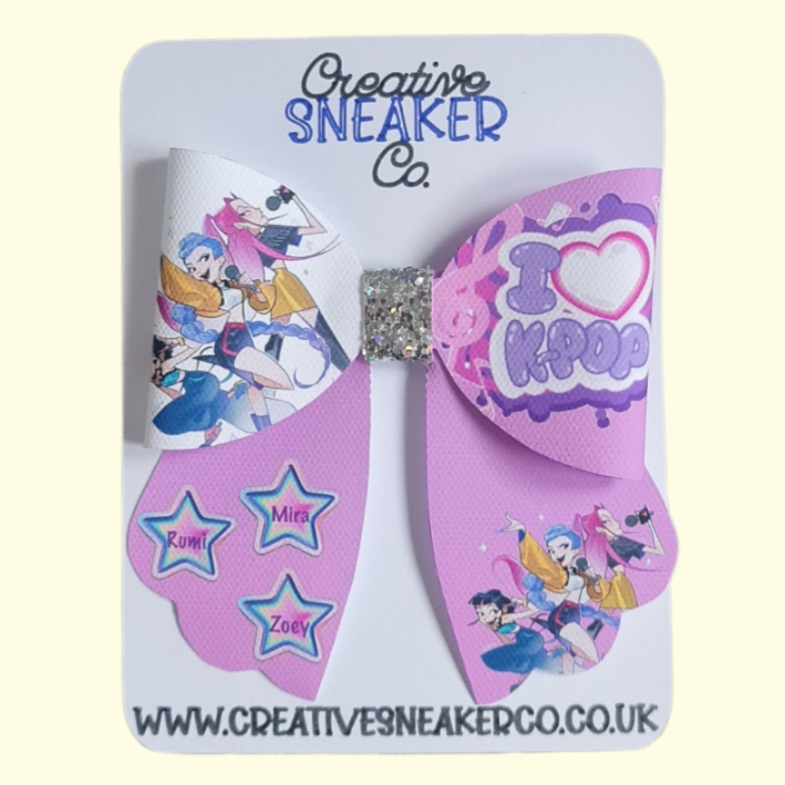 Huntrix I Love K-Pop Sailor Hair Bow