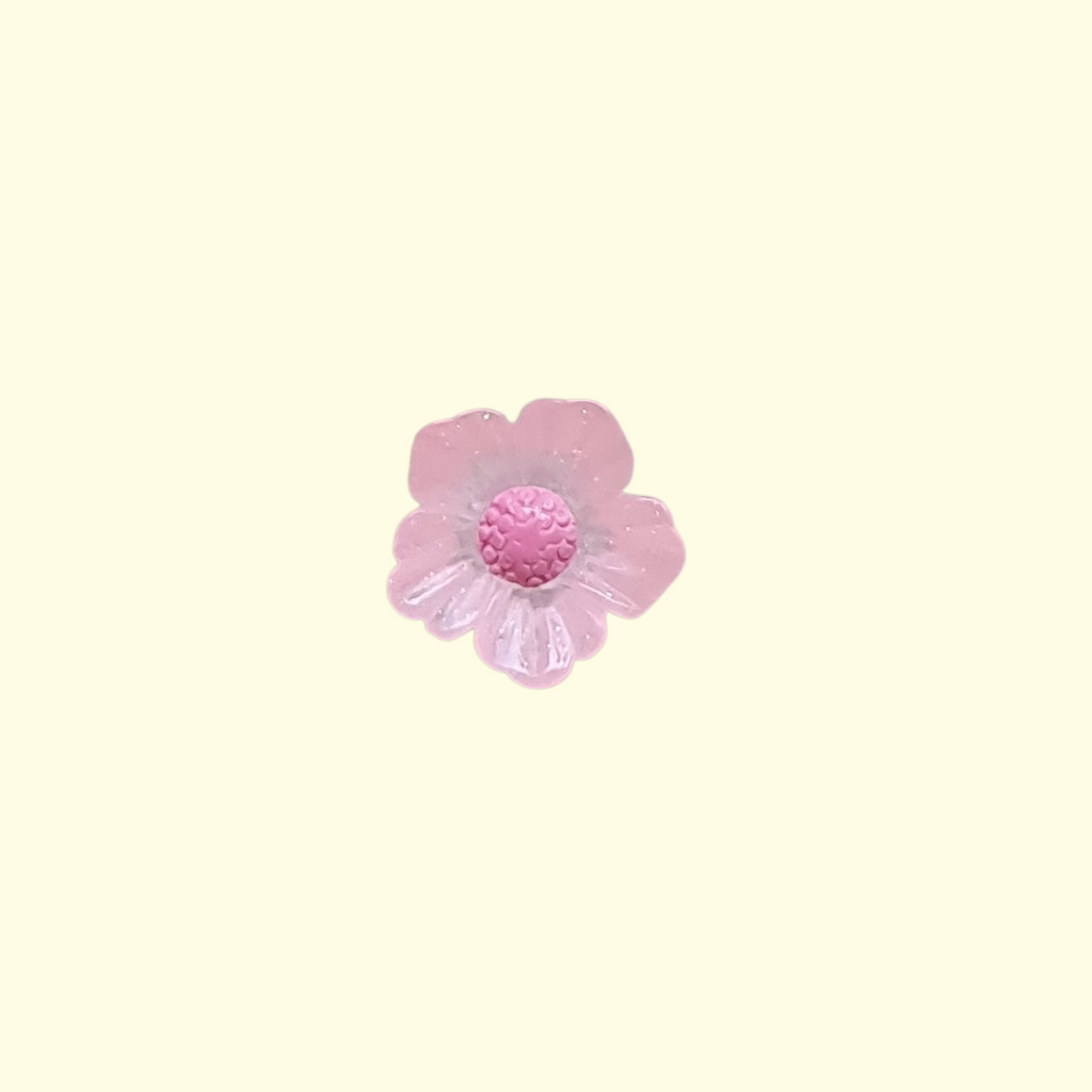 Pink Rose Crocs Charms x4