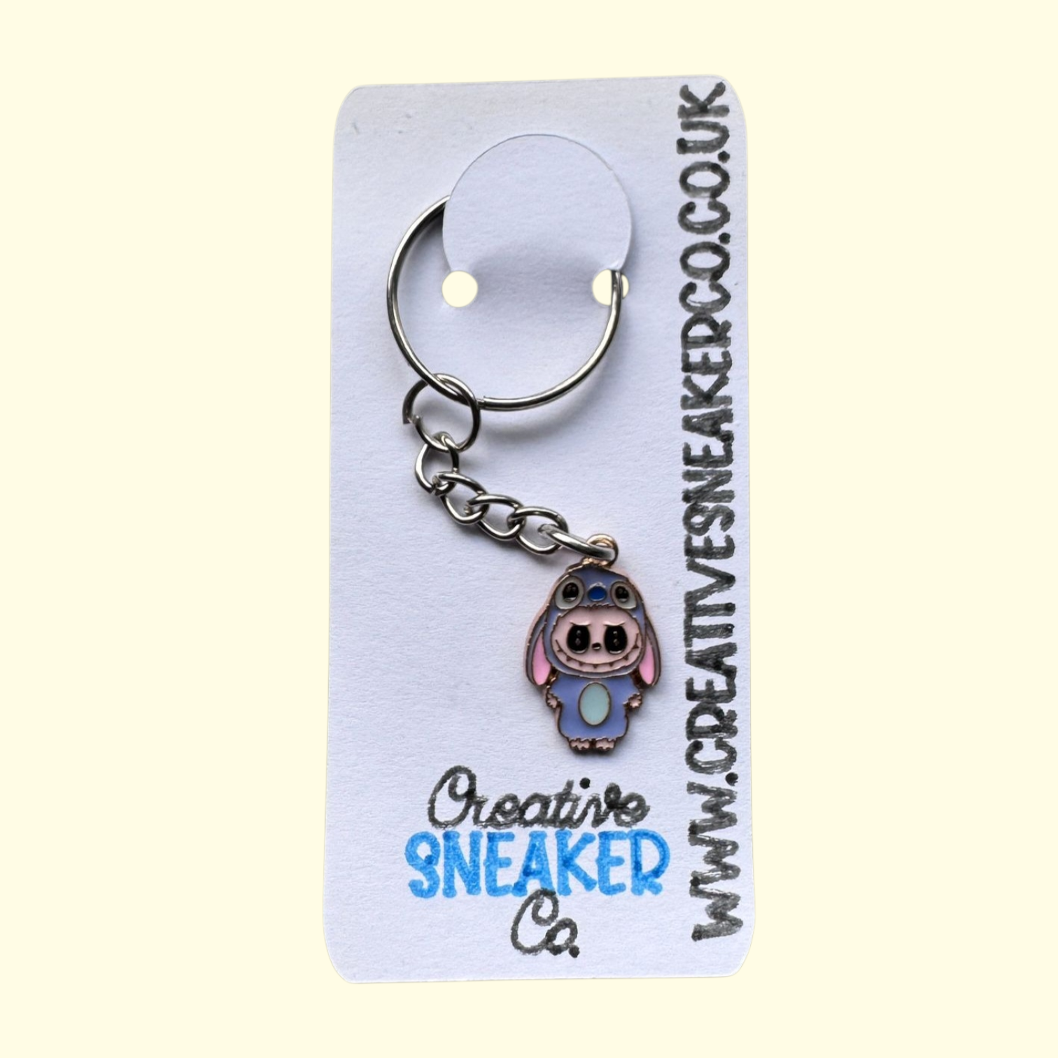 Labubu Stitch Keyring