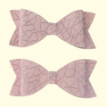 Shard Pink Hair Bow x2