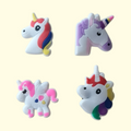 Unicorn Crocs Charms x4