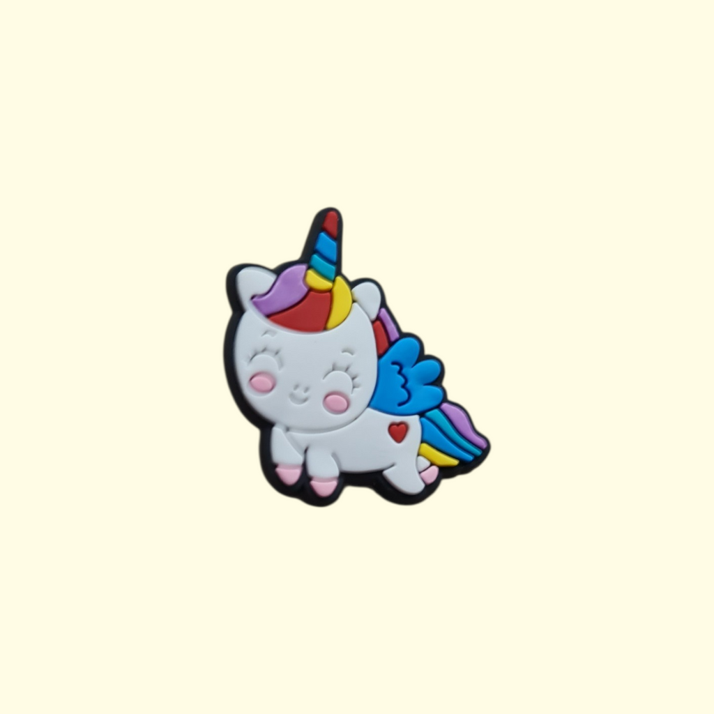 Unicorn Crocs Charms x4
