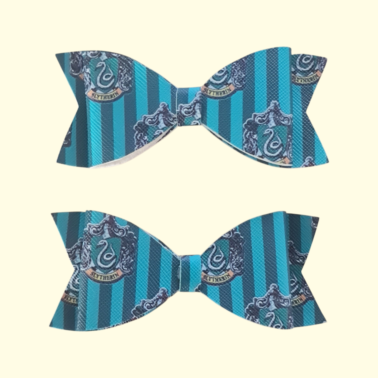 Harry Potter Slytherin Badge Hair Bow x2