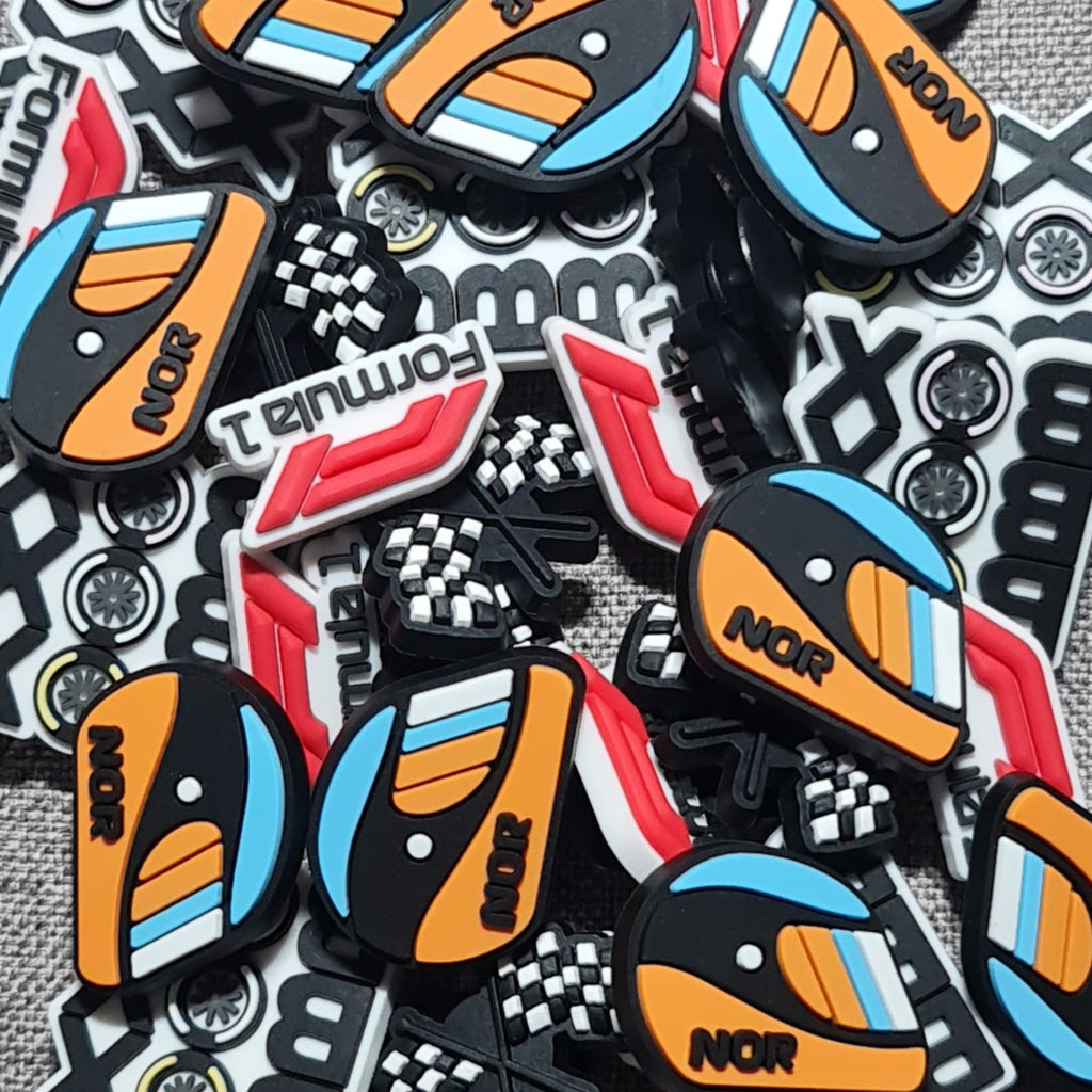 Formula 1 Norris Crocs Charms x4