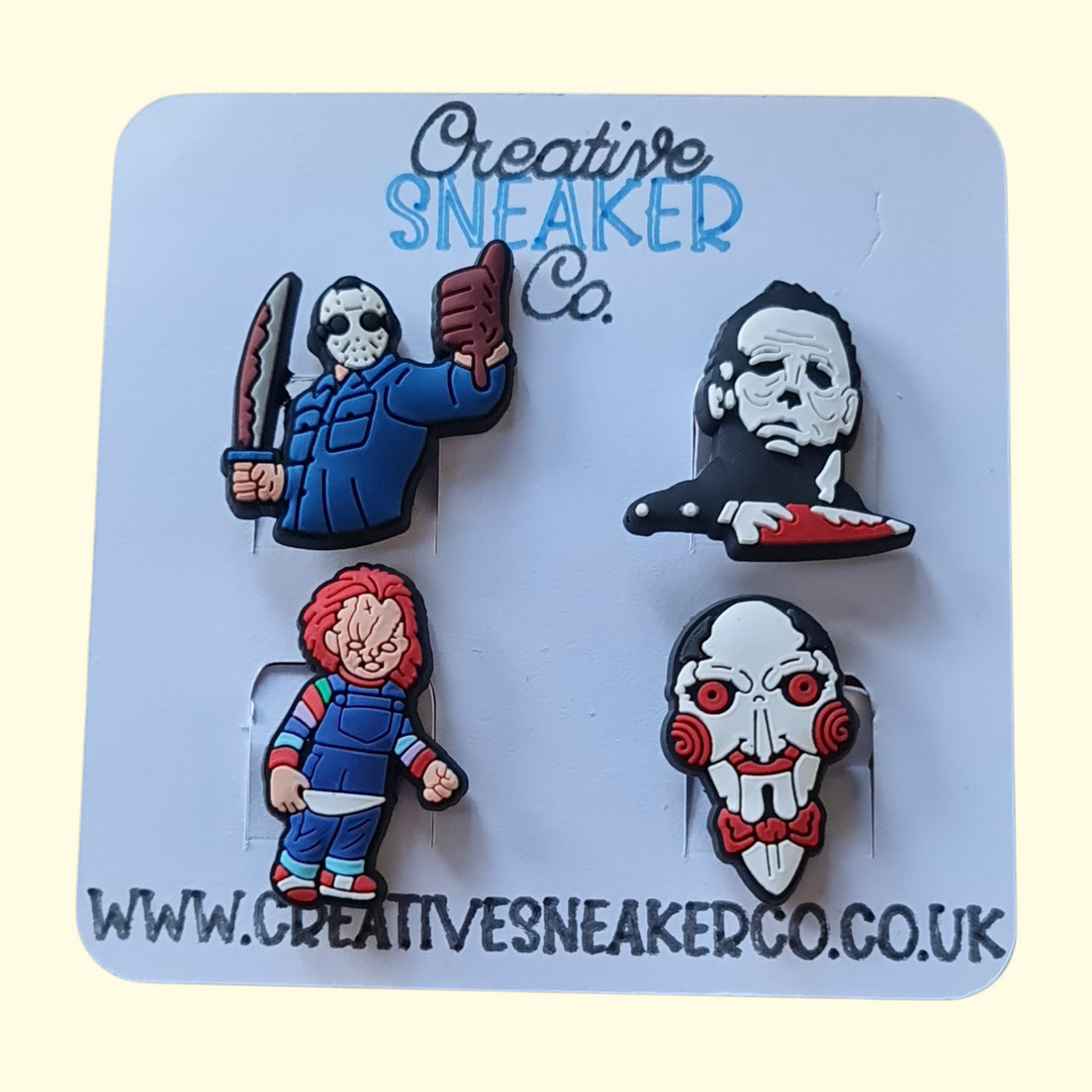 Horror Characters Crocs Charms x4