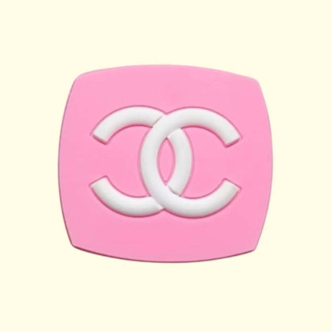 Pink Designers Crocs Charms x4