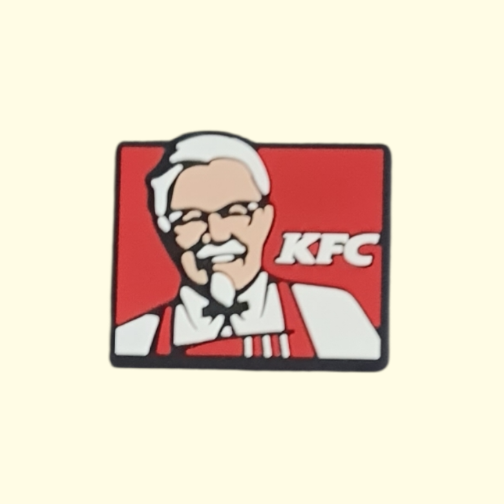 KFC Crocs Charms x4