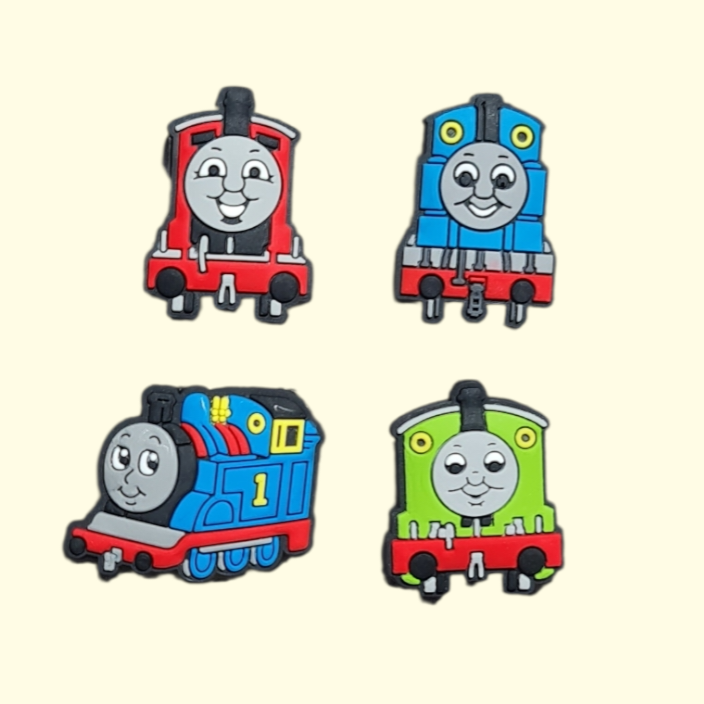Thomas The Tank Engine Crocs Charms x4