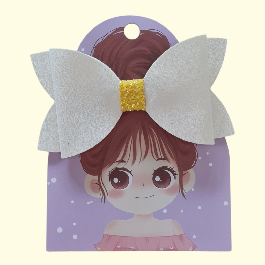 White Hair Bow