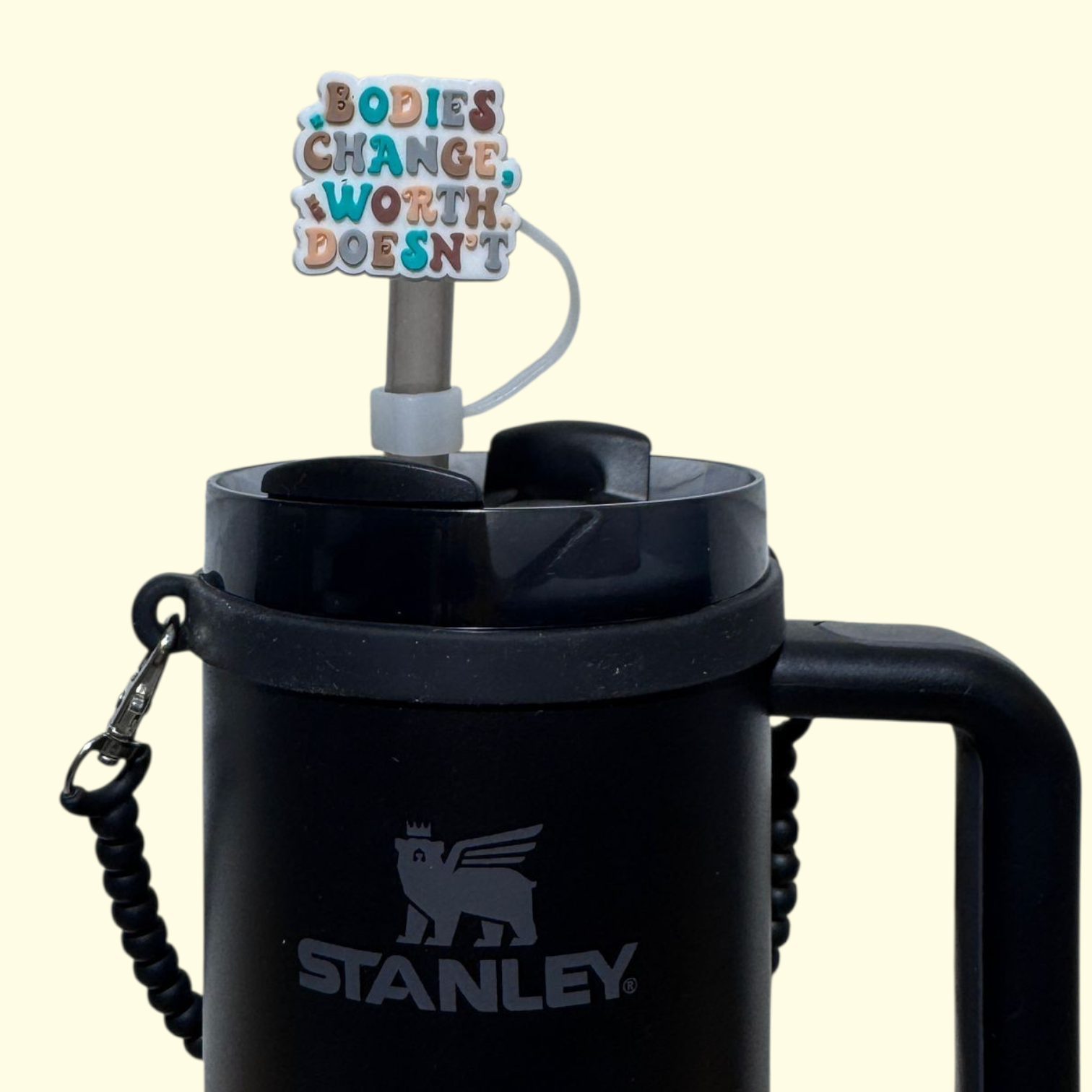 Quote Bodies Change Straw Topper