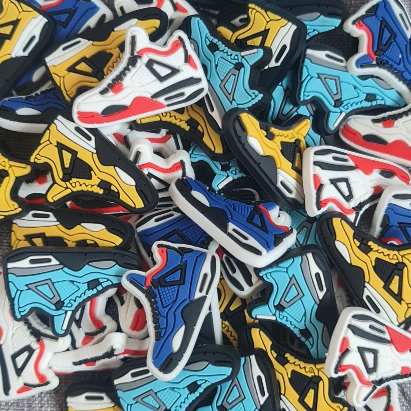 Jordan 4 Crocs Charms x4