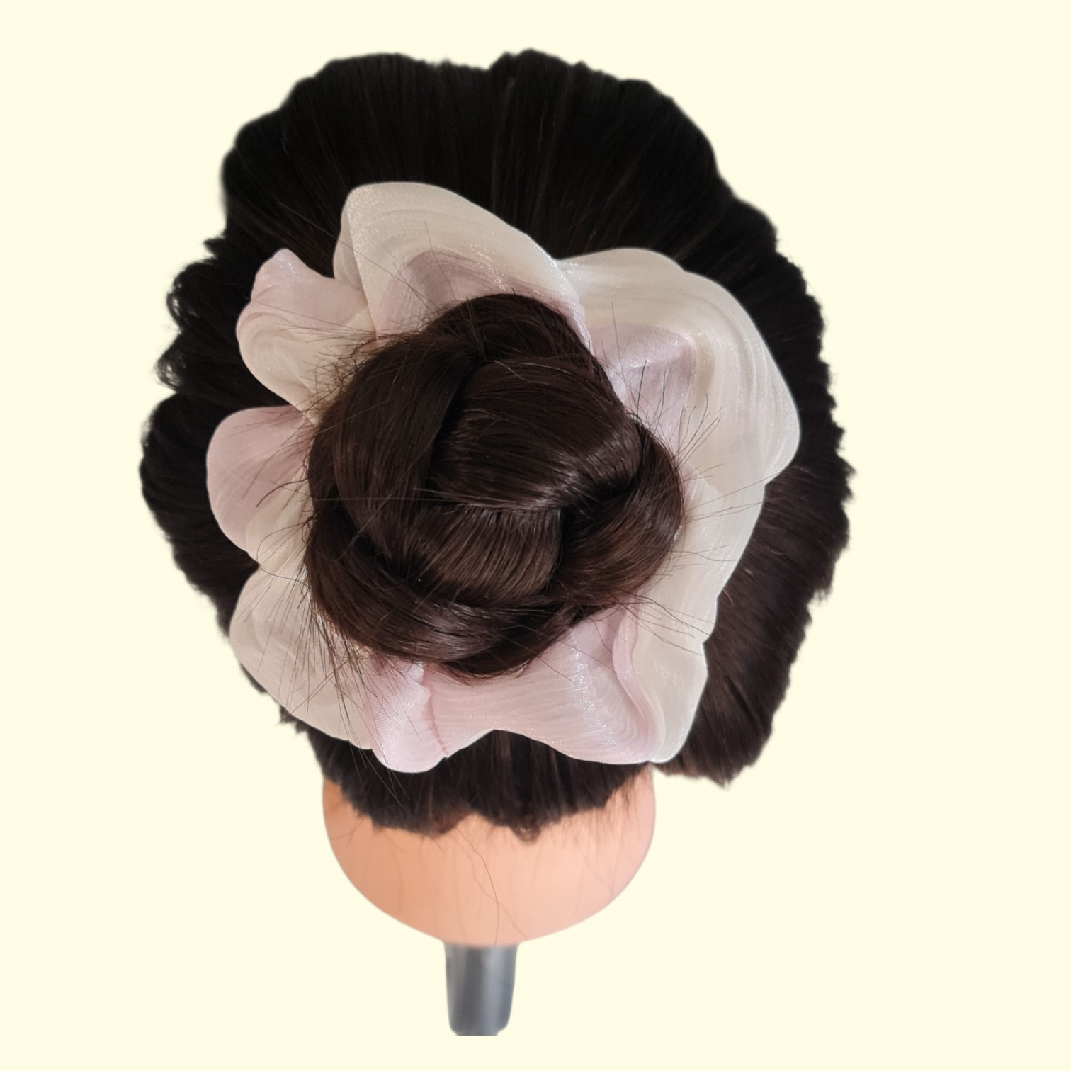 Swirl Pink Hair Scrunchie