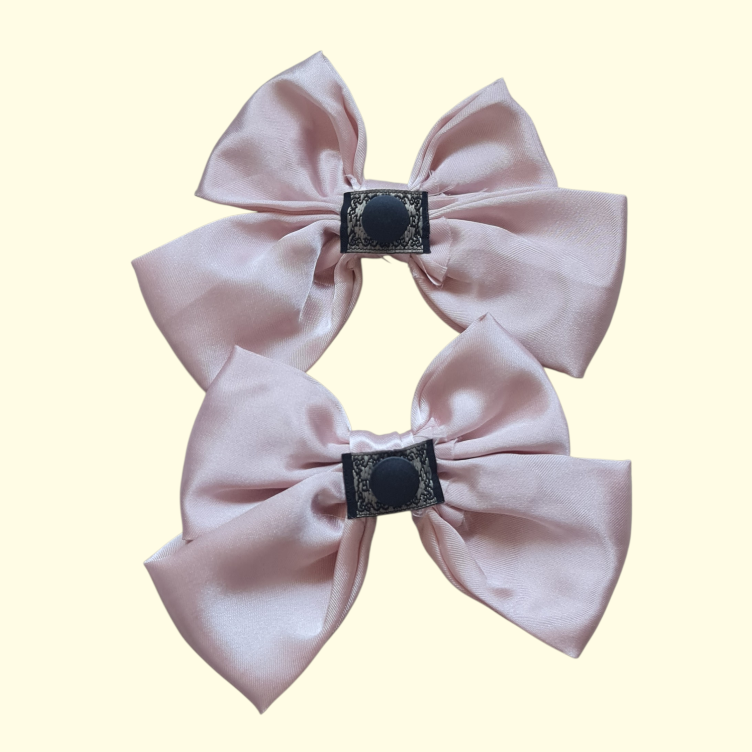 Bow Dusky Pink Crocs Charms x2