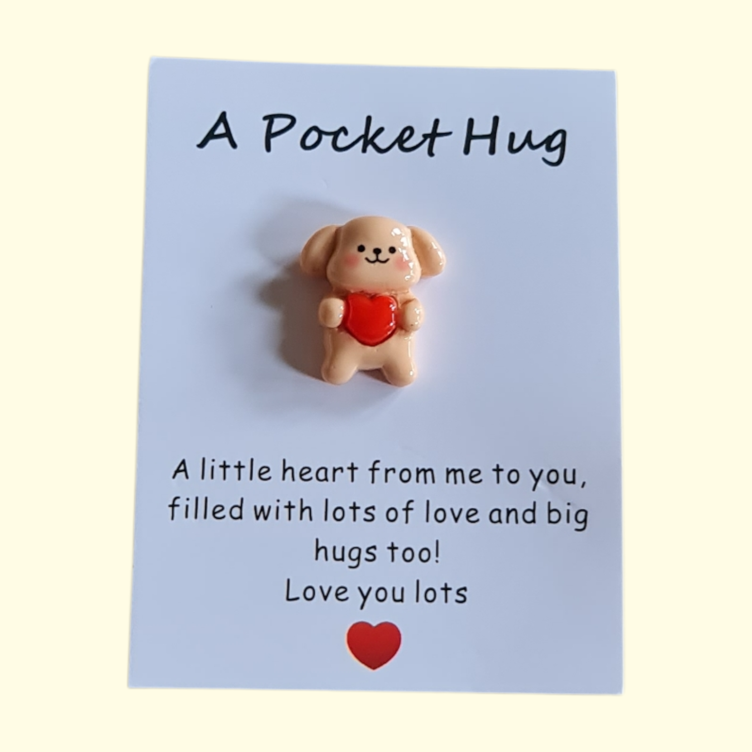 Dog Heart Pocket Hug