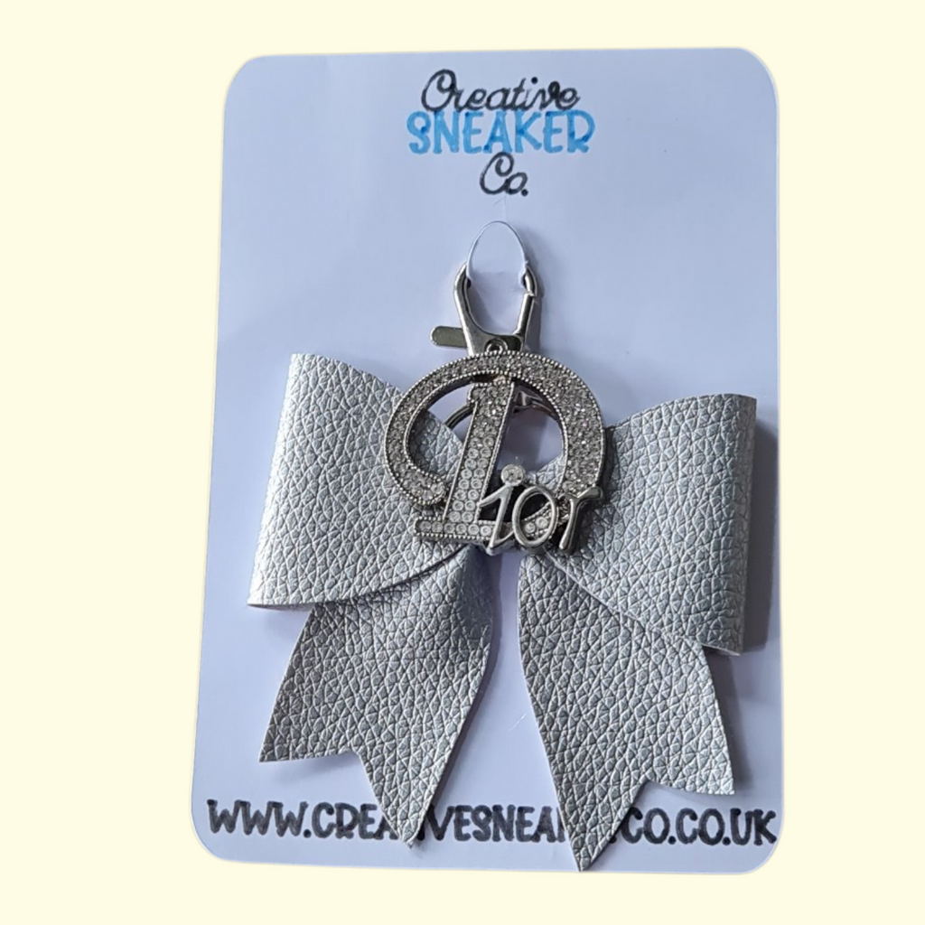 Silver Silver Dior Bag Charm