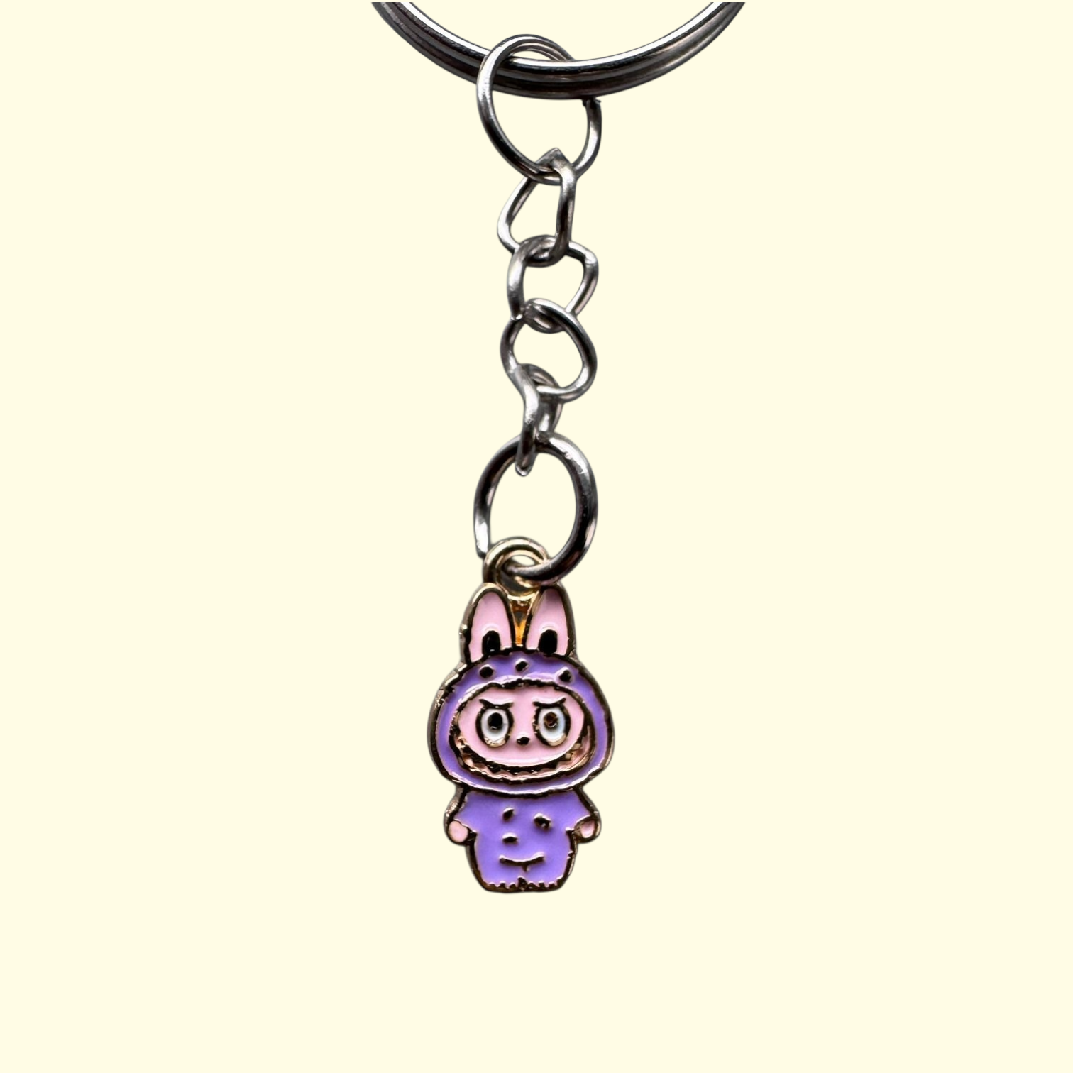 Labubu Body Purple Keyring
