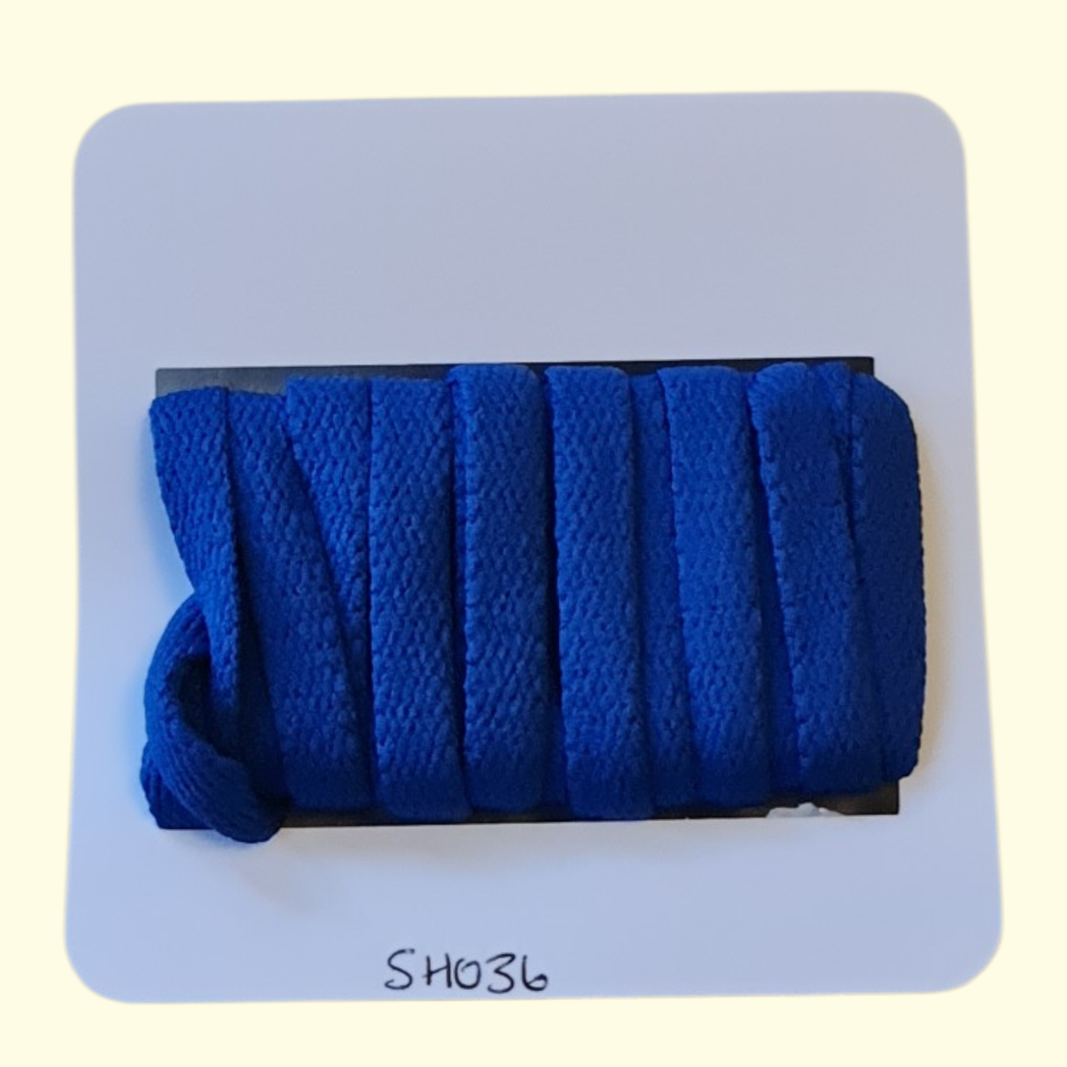 Flat Shoelaces 120cm Cobalt