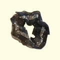 Bling Black Hair Scrunchie