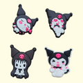 Sanrio Kuromi Crocs Charms x4