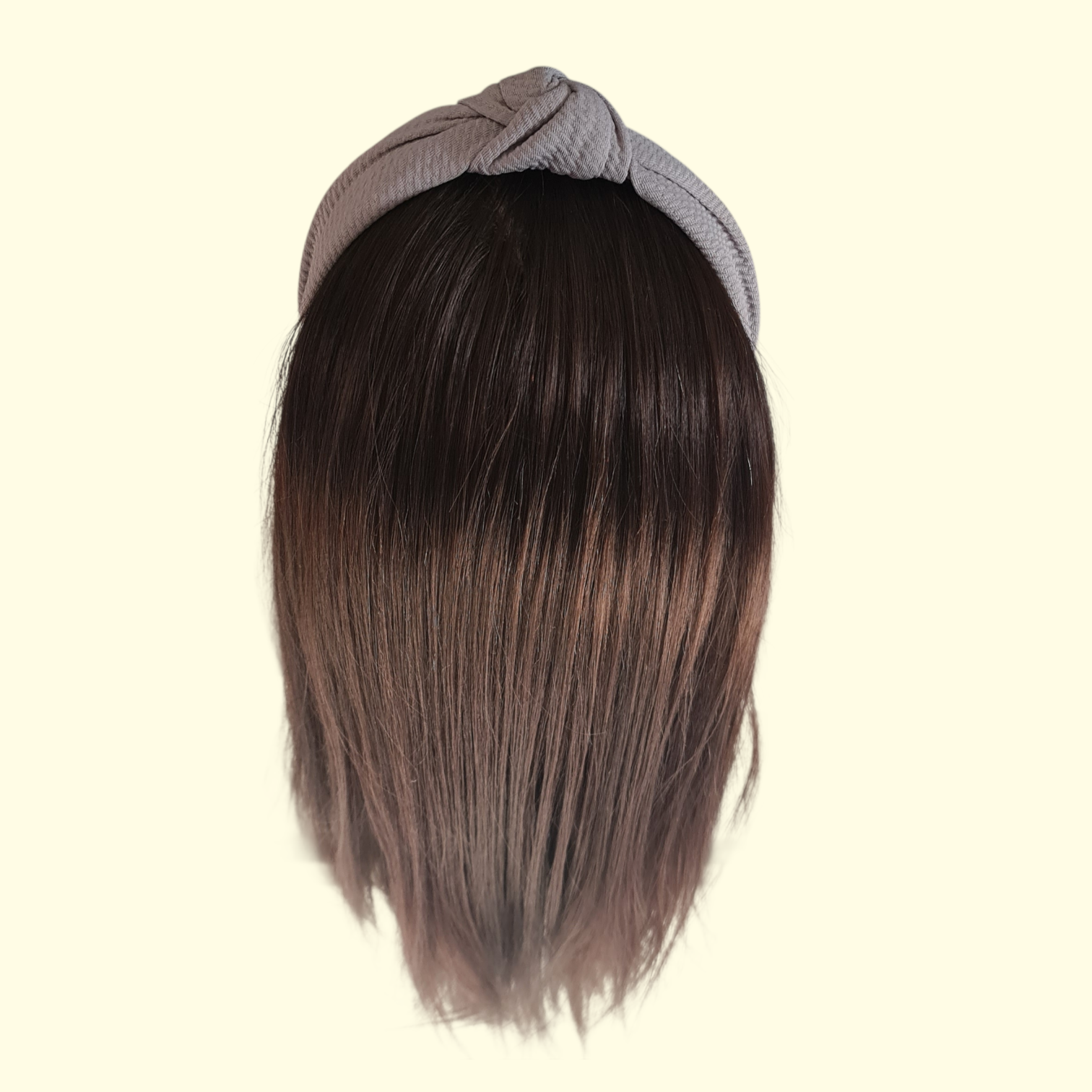 Wide Knot Grey Headband