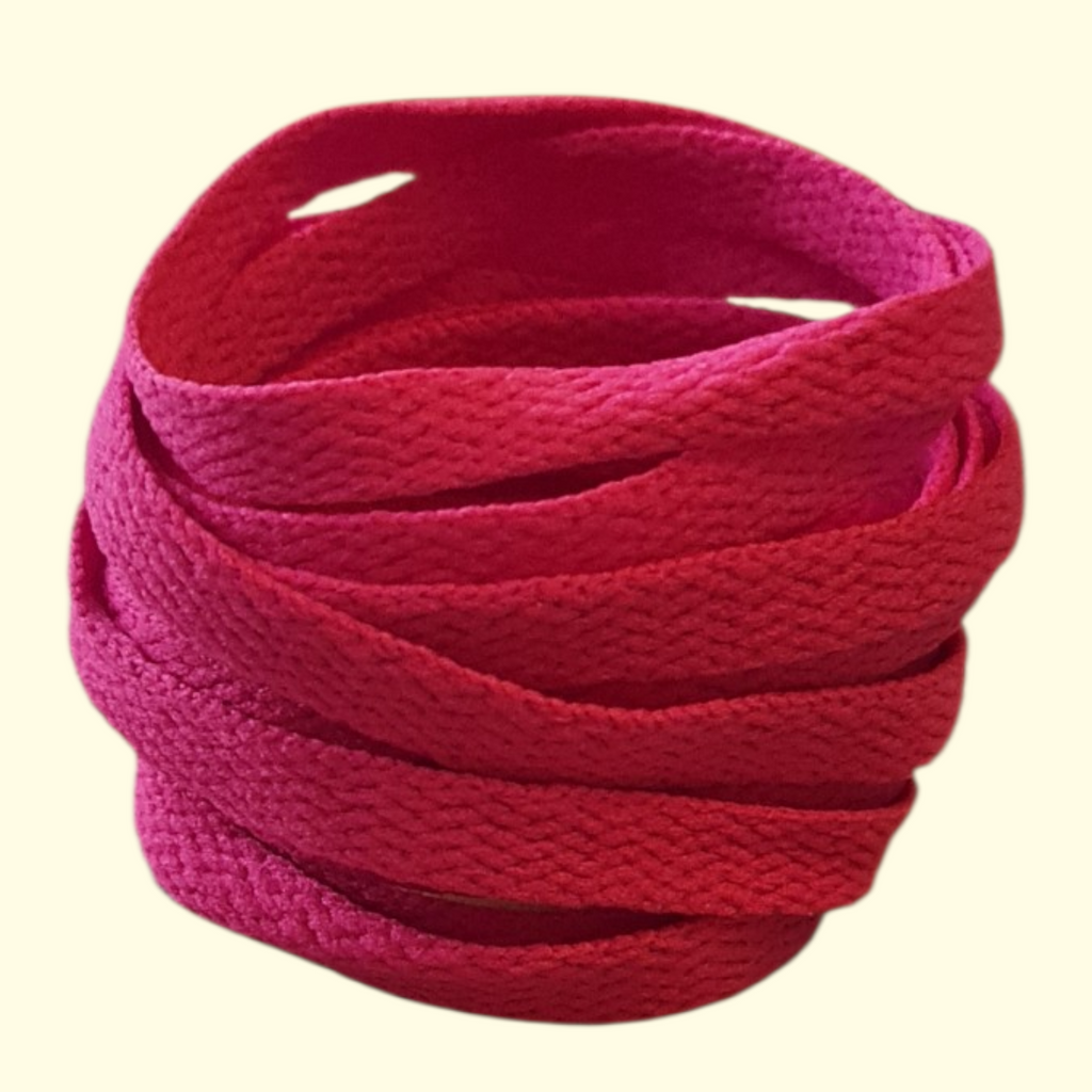 Flat Shoelaces 120cm Fuchsia