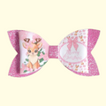 Pink Reindeer Standard Hair Bow