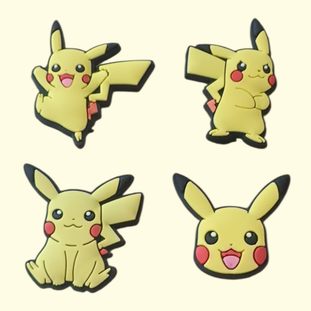 Pokemon Crocs Charms x4