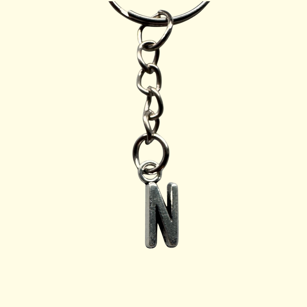 Letter N Keyring