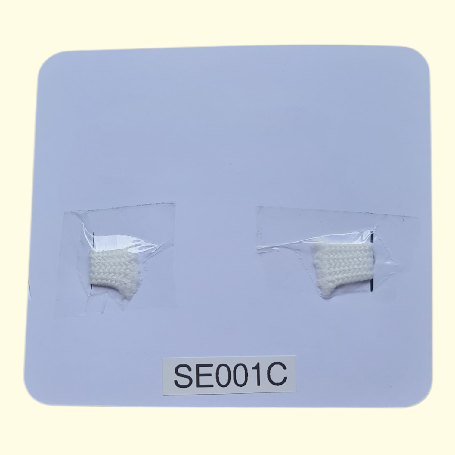 Charm Tag White Shoelace Charms
