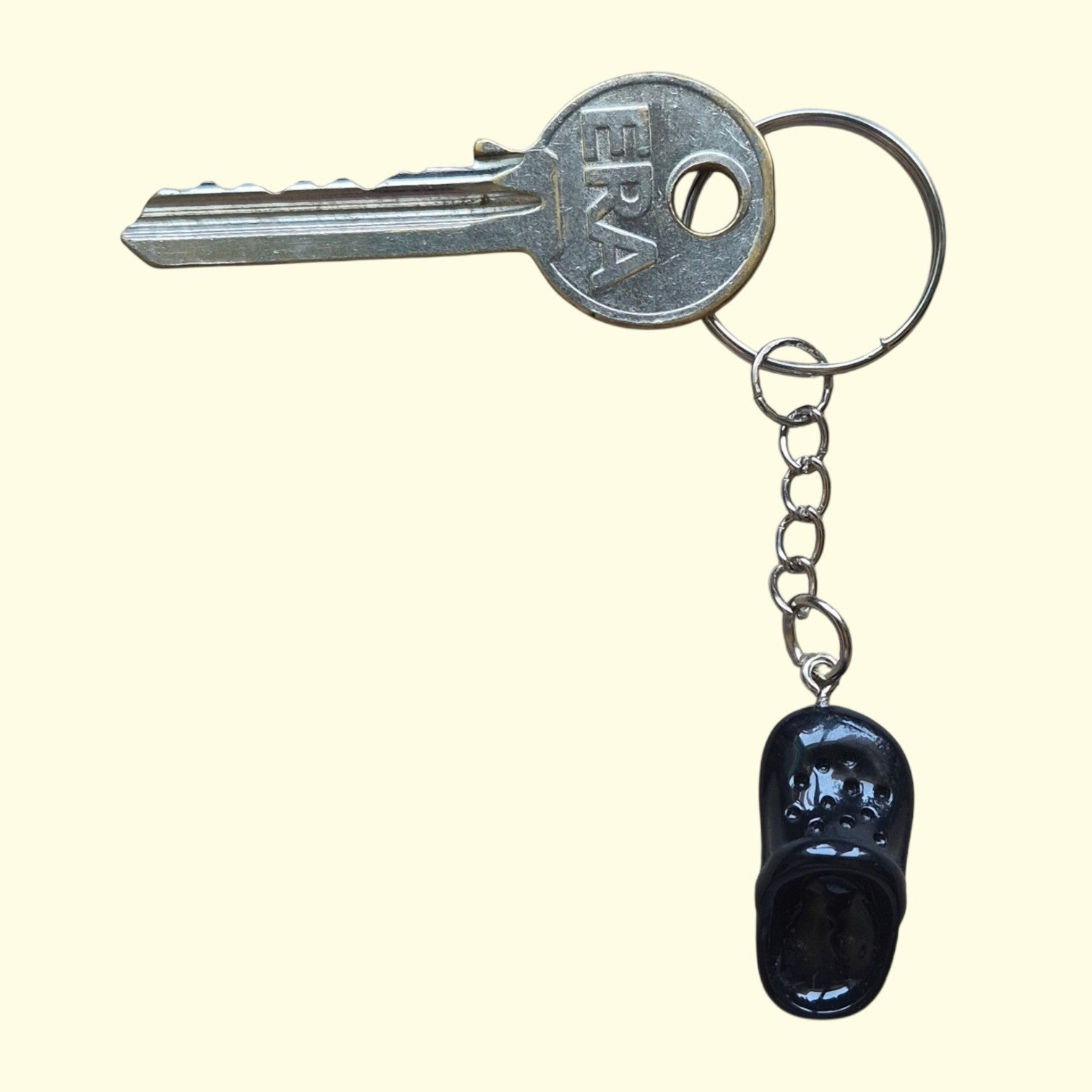 Crocs Black Keyring