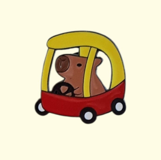 Capybara Little Tykes Pin Badge