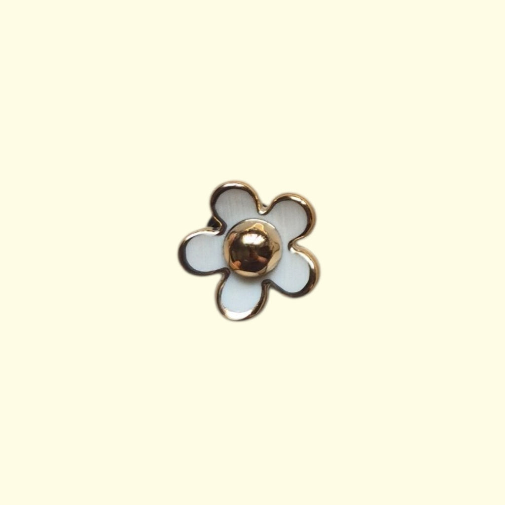 Gold Bling Flower Crocs Charms x4