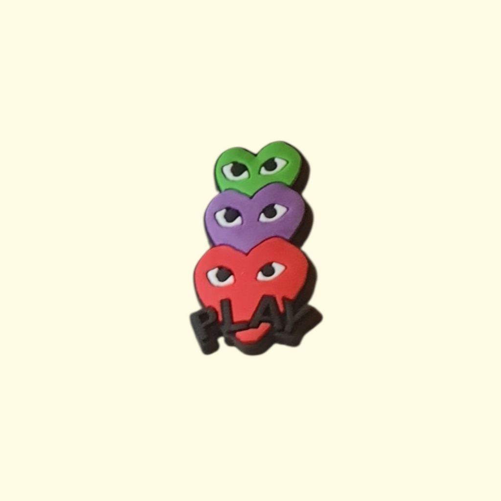 Comme Des Garçons Crocs Charms x3