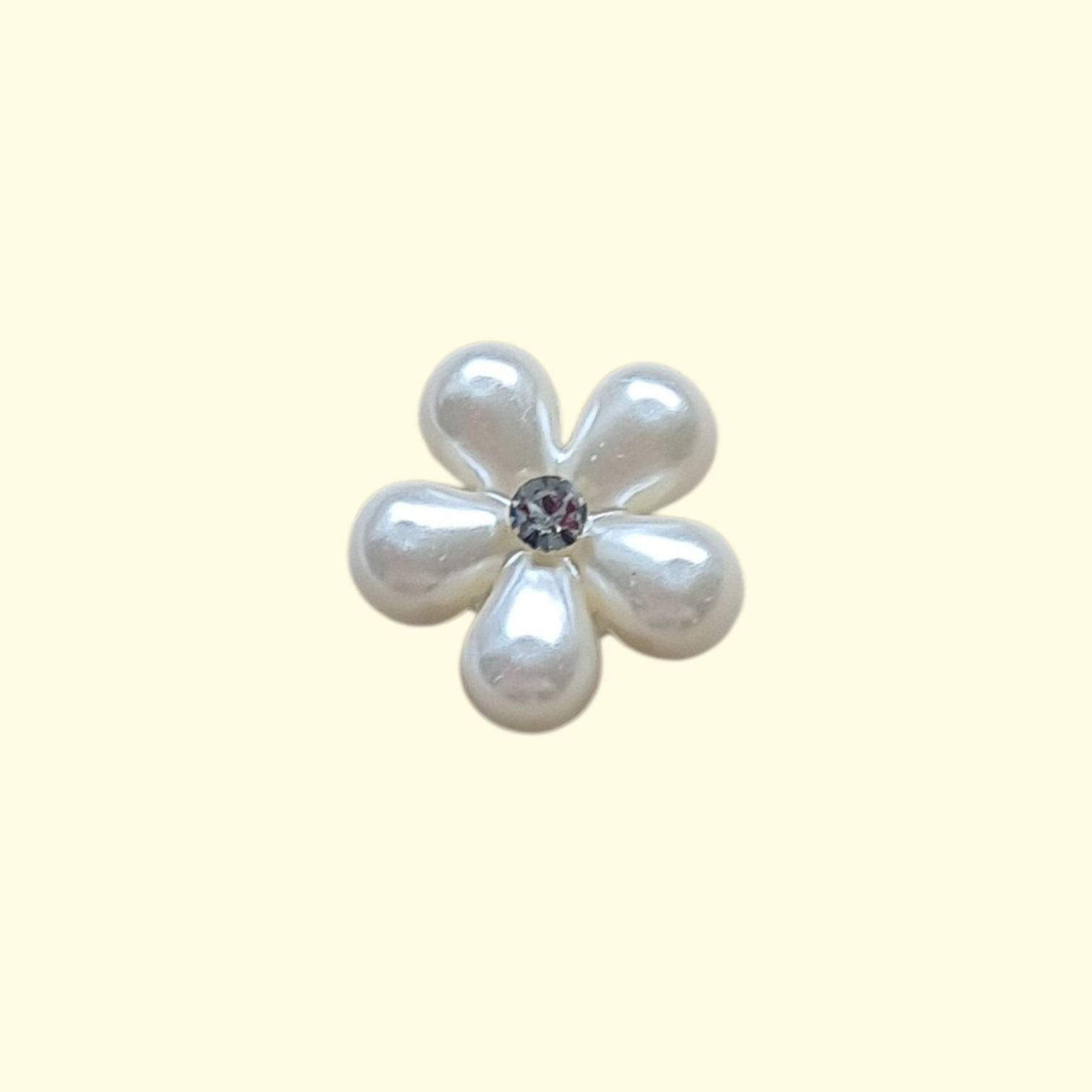 Pearl Flower Crocs Charms x4