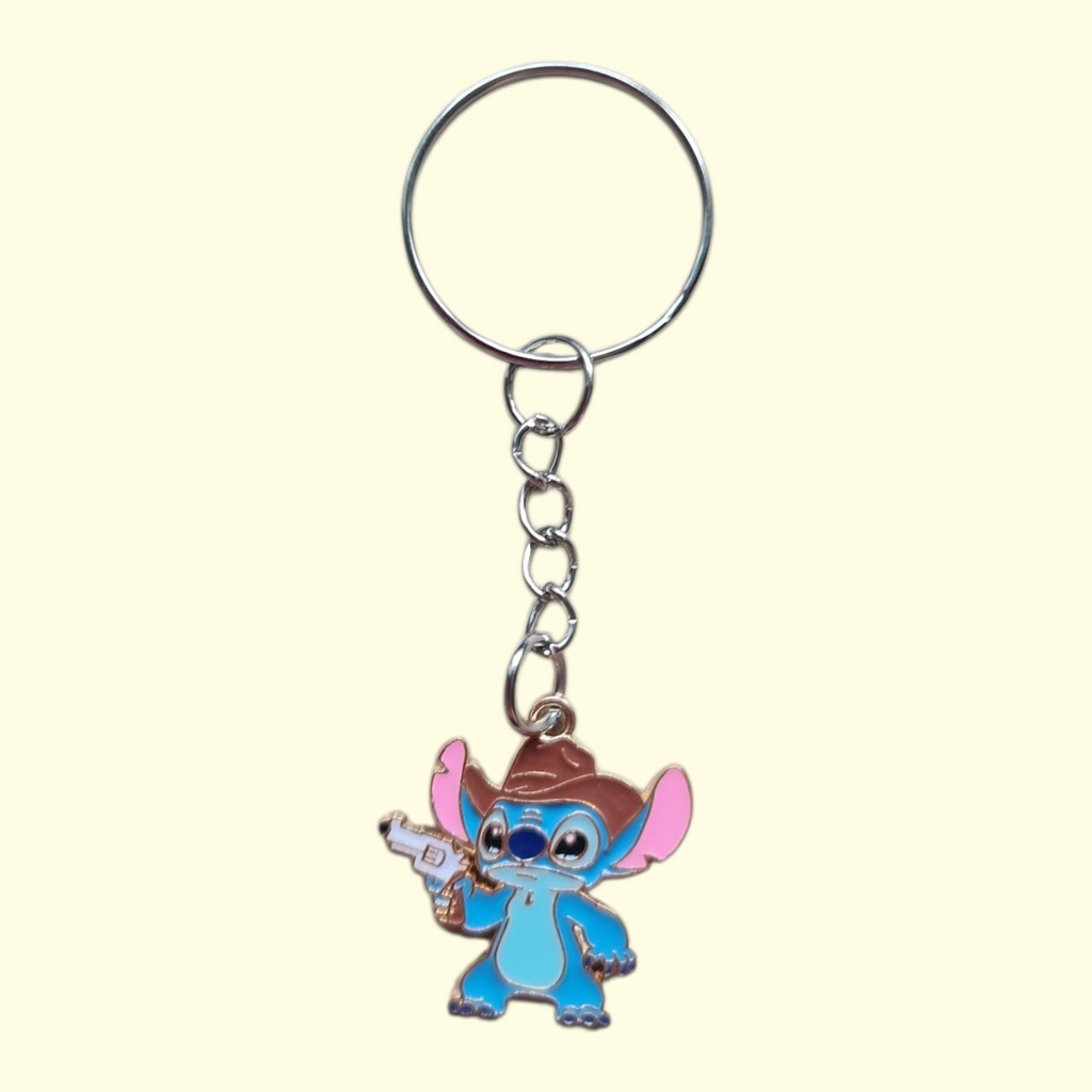 Stitch Cowboy Keyring